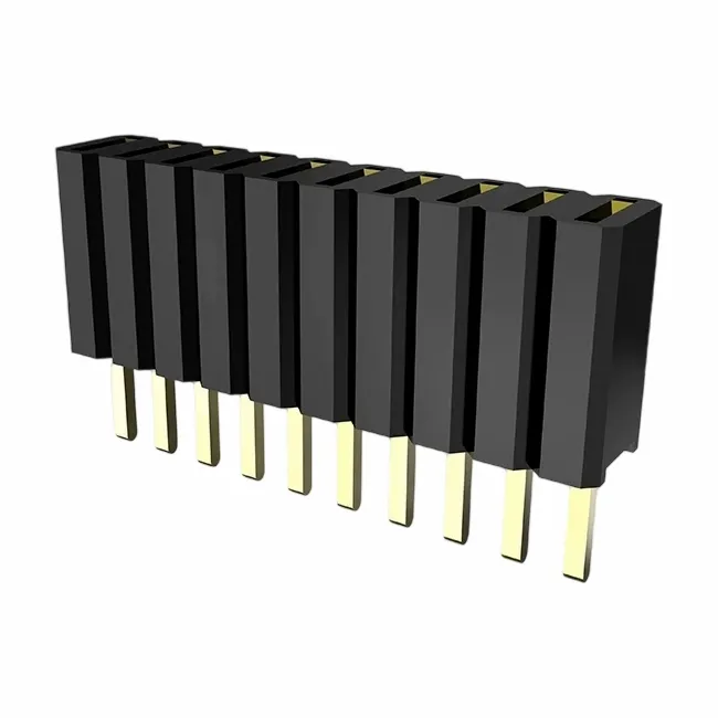 1.27x2.54mm Ayol sarlavha ikki qatorli satr