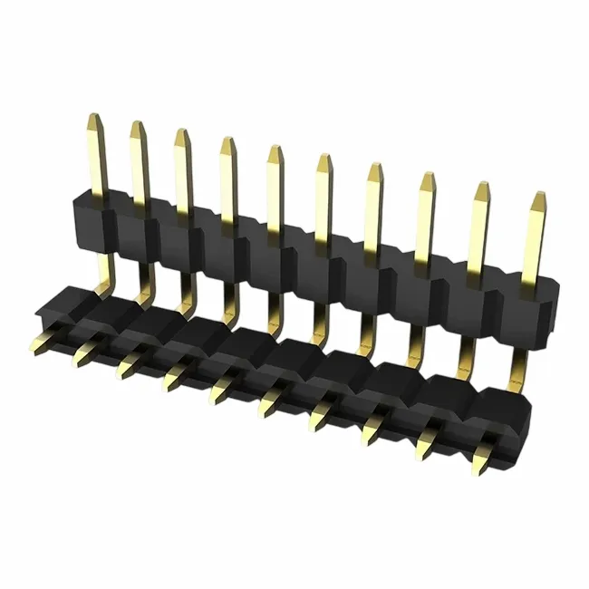 2.0 mm pin sarlavhasi Yagona spacer o'ng burchakli burchakli