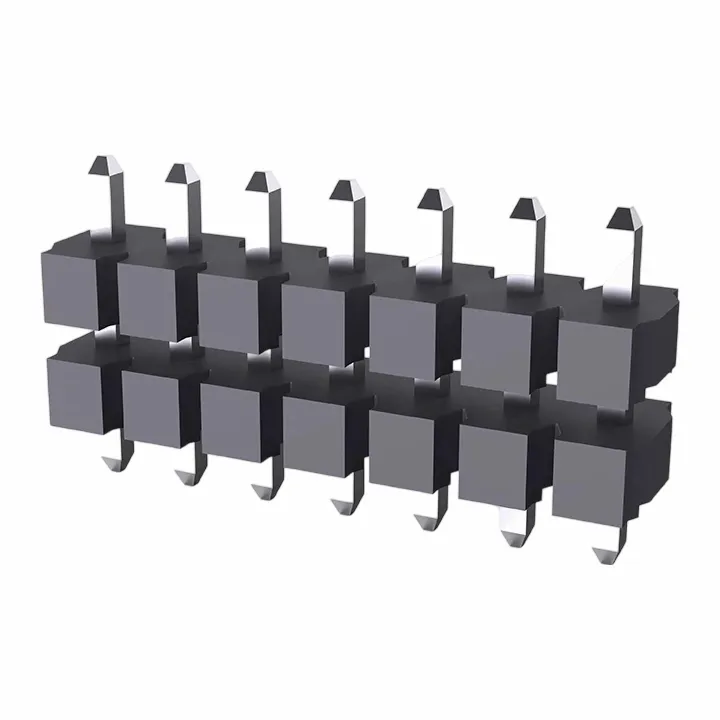 5.08mm pinli sarlavhali bir qator ikki qatorli plastik